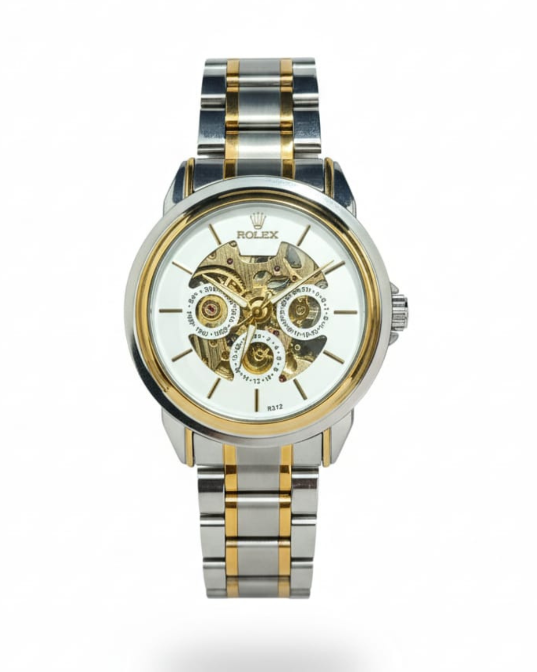 Rolex Open Heart Two-Tone