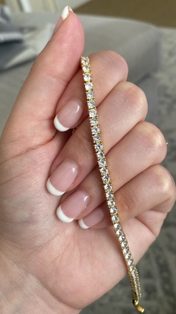 Bracelet Tennis Doré