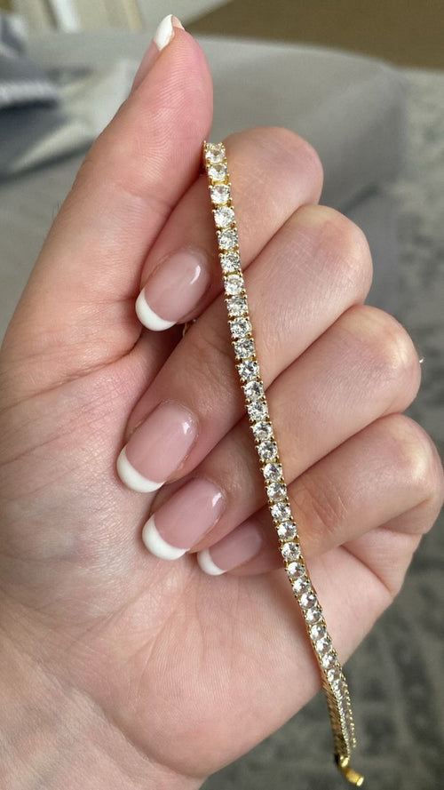 Bracelet Tennis Doré